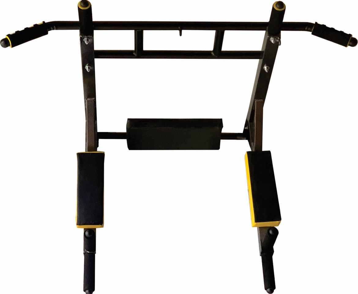Barra Multifuncional Crossfit Pared 8 En 1 Dominadas, Fondos, Abdominales